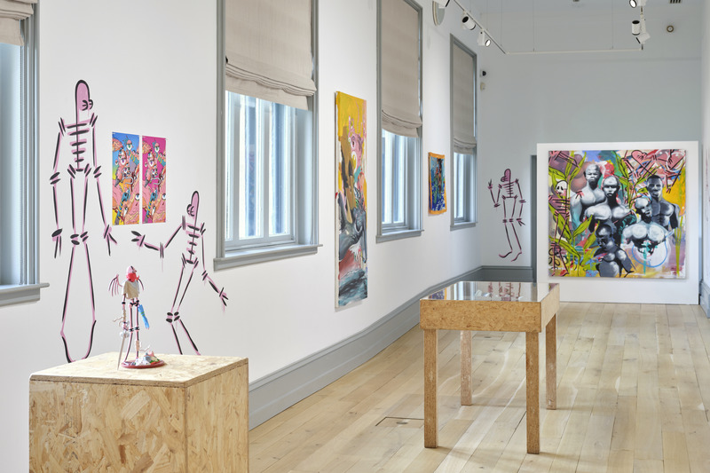 The Naughton Gallery showing artist Gianni Lee's exhibition 'Neue Palette'