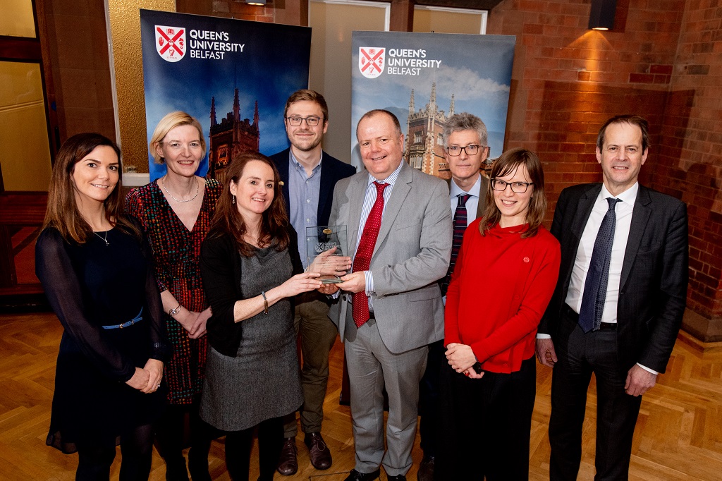 Modern Languages Core Disciplinary Research Group, School of Arts, English and Languages, winners of the Research Culture Prize