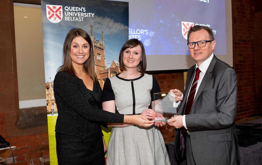 Dr Kathryn McNeilly, School of Law, winner of the Early Career Researcher Prize
