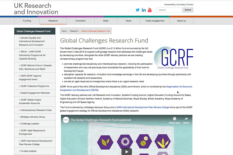 GCRF website image
